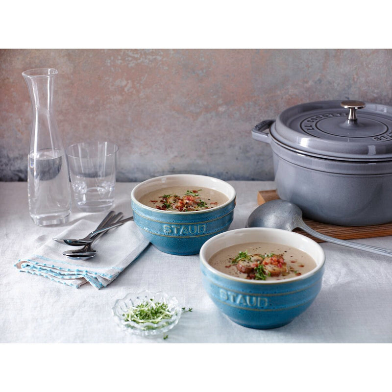 La Cocotte Cocotte 24 cm, rund, Graphit-Grau, Gusseisen