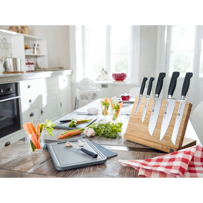 VIER STERNE Santokumesser 16 cm, Glattschliff