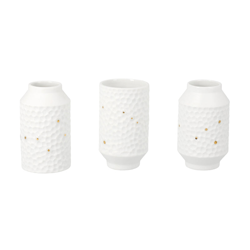 Sternbilder Minivasen 3er Set D.4,5cm H.7,5cm