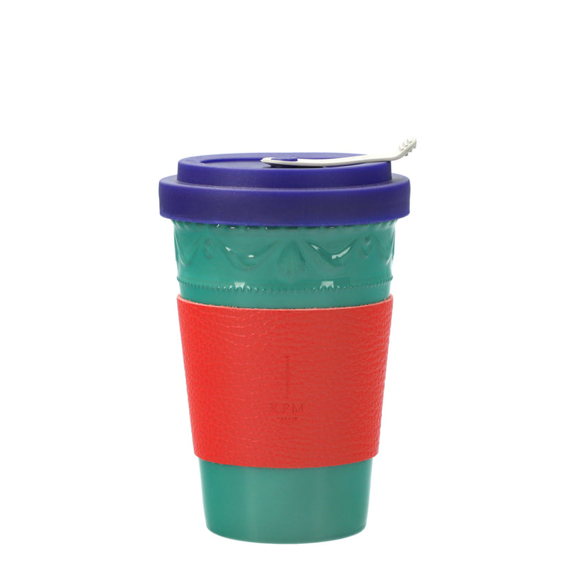 Becher To-Go grün "Kurland Farvet Edition"