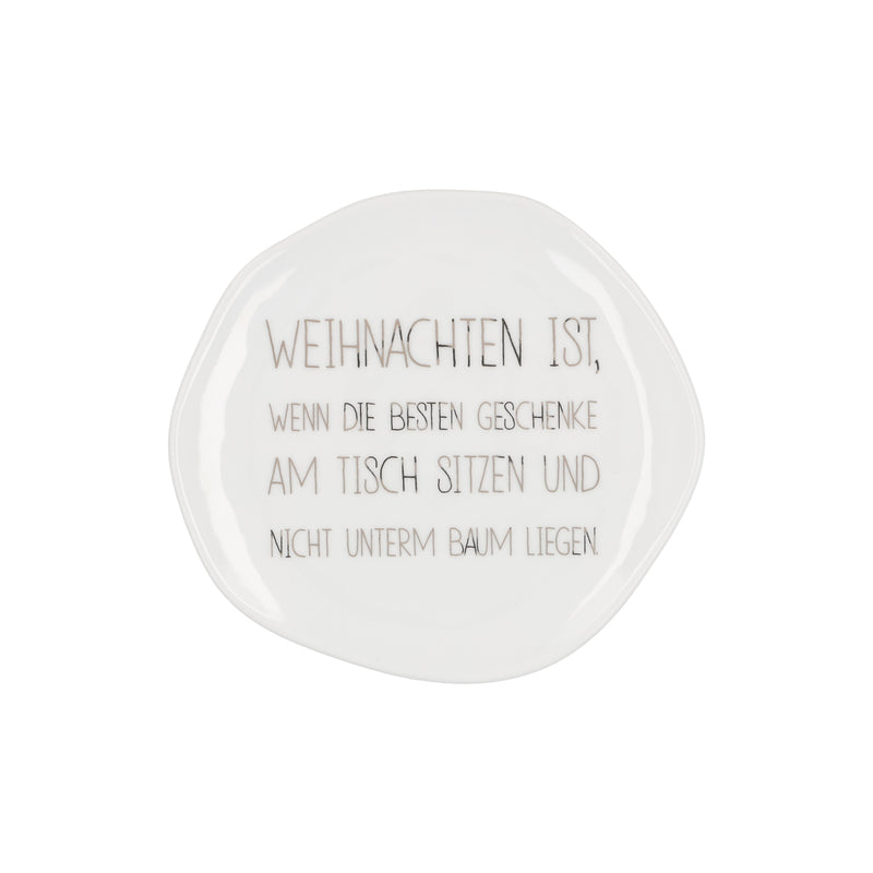 Kleiner Teller Weihnachten ist wenn die besten D.14cm