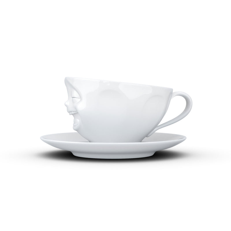 Kaffeetasse Lachend weiß, 200 ml