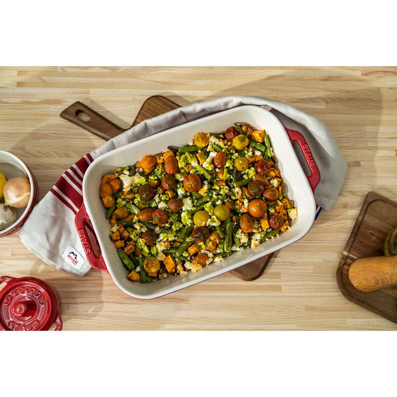 Ceramique Mini Cocotte 10 cm, rund, Kirsch-Rot, Keramik