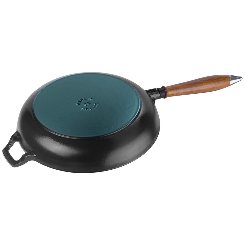 Pans Bratpfanne 28 cm, rund, Schwarz, Gusseisen