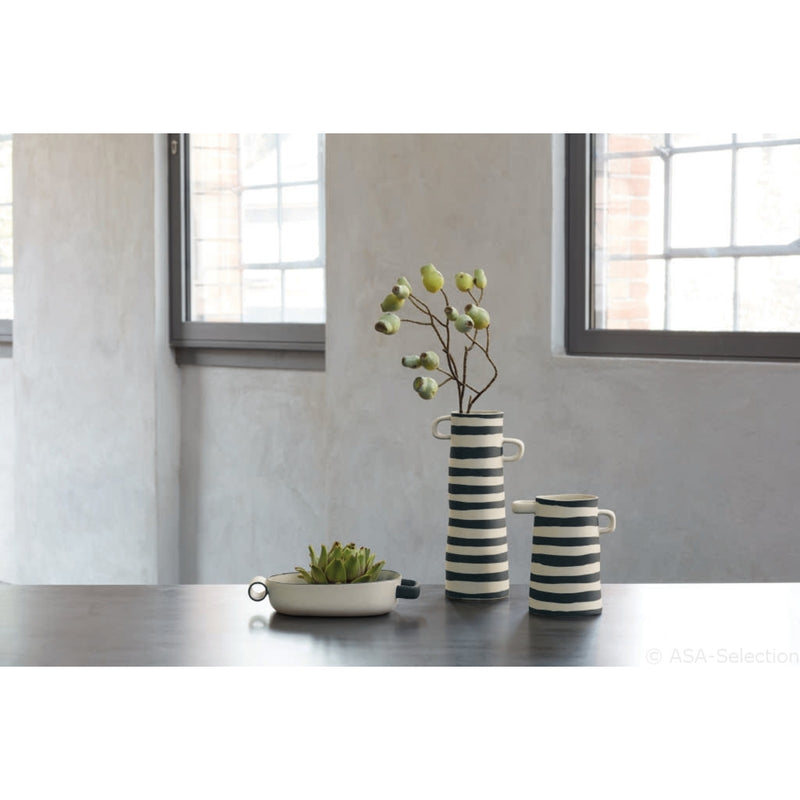 Vase, gestreift