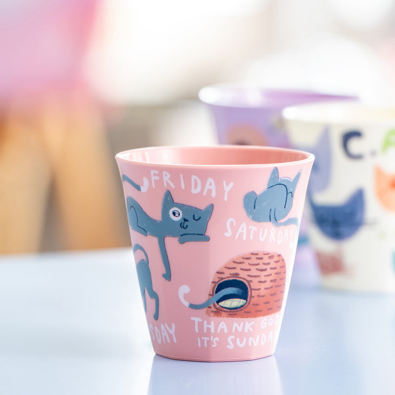 Becher 300ml, NORA CUP M PURRS SUNDAY