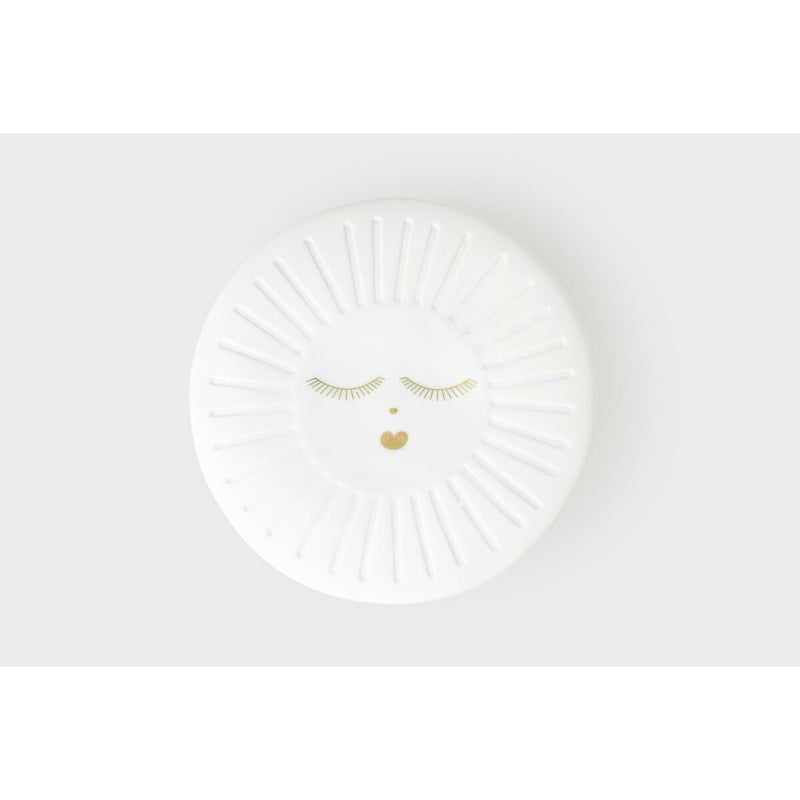 Dose Sonnengruß D.14cm H.6,5cm