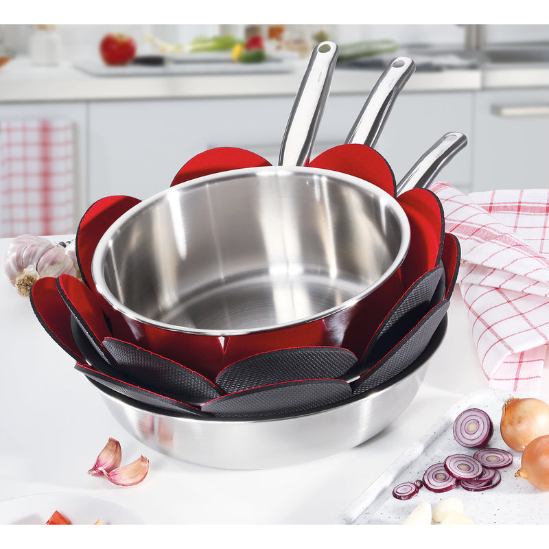 Stapelschutz 32 cm, rot, 2er-Set