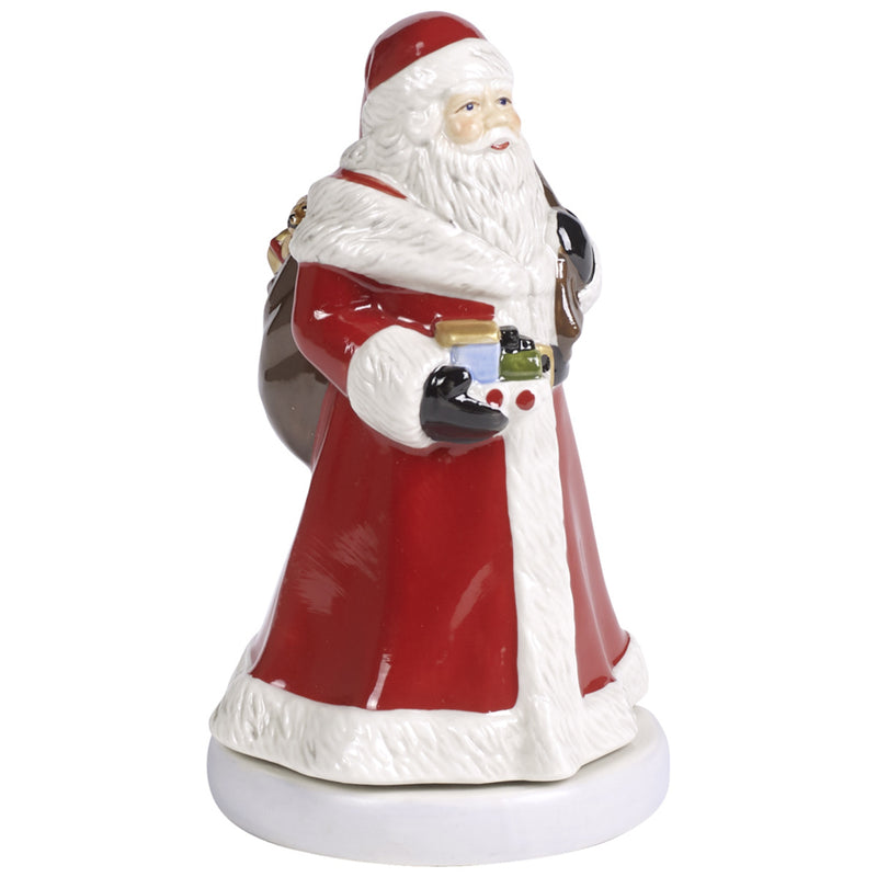 Santa, drehend 9x9x15cm