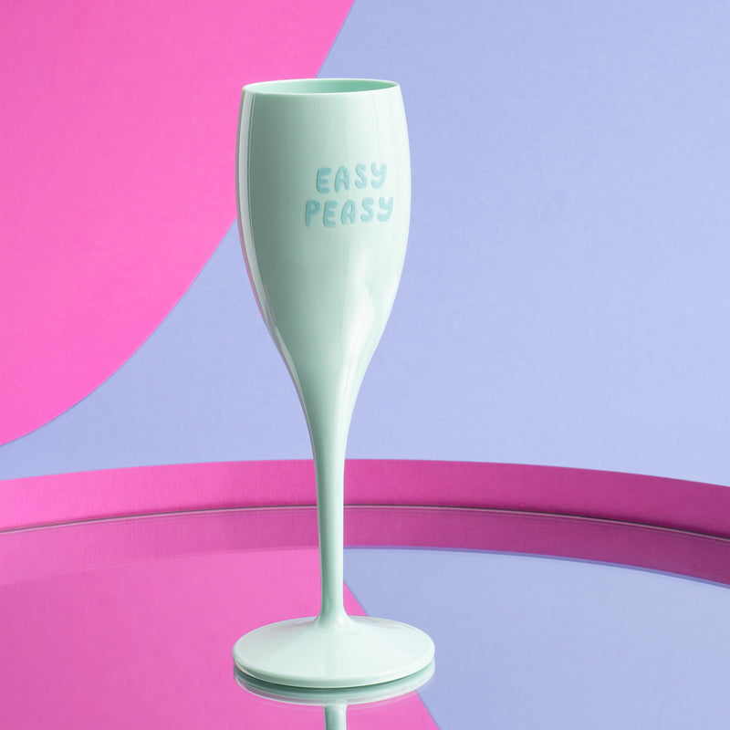 Glas 100ml mit Druck, CHEERS No. 1 EASY PEASY