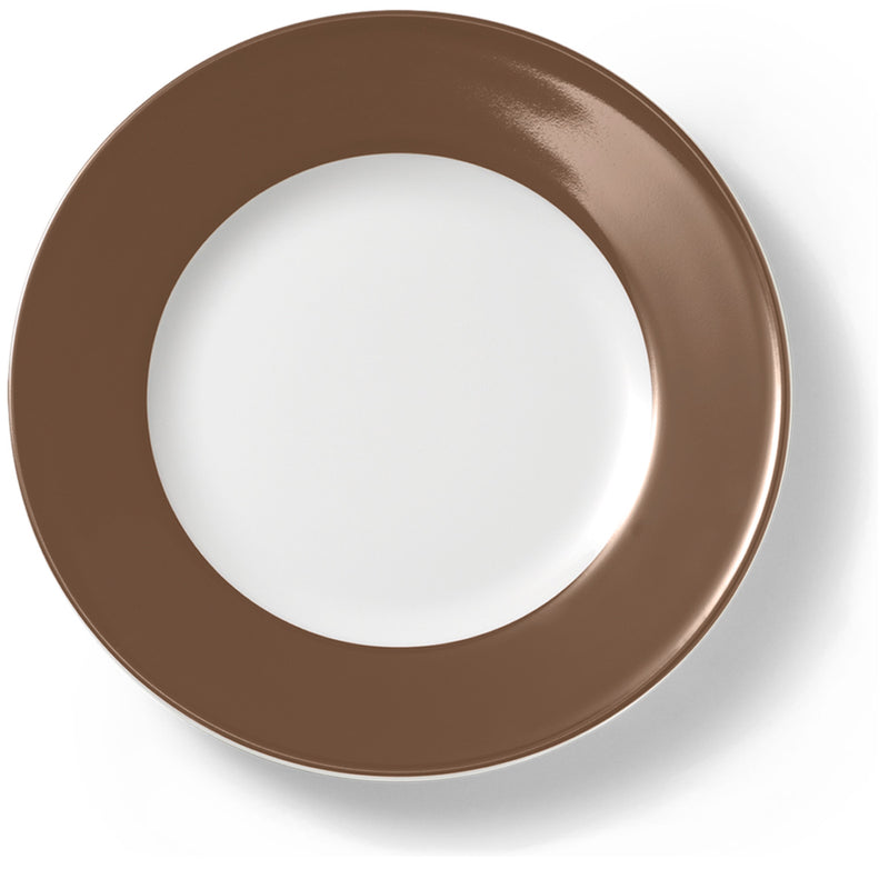 Teller flach 21 cm Fahne Chocolate