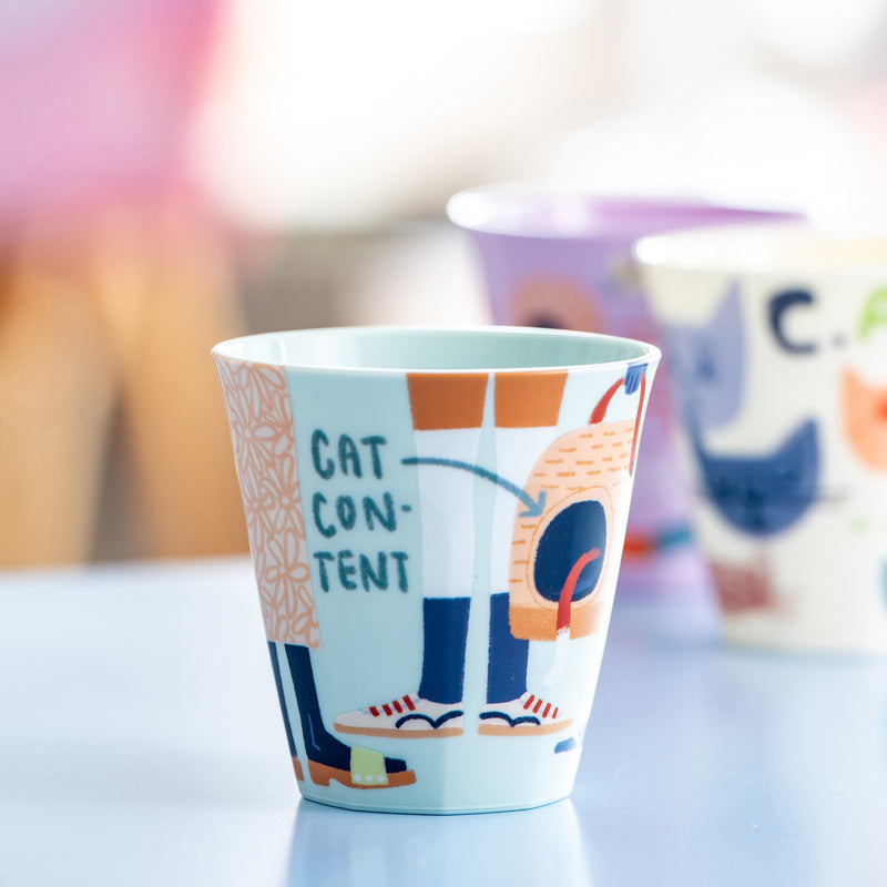 Becher 300ml, NORA CUP M PURRS CONTENT