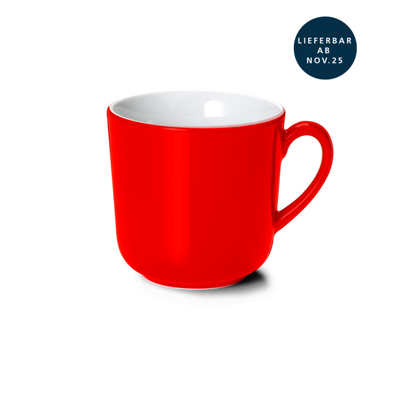 Becher mit Henkel 0,45 l Rot