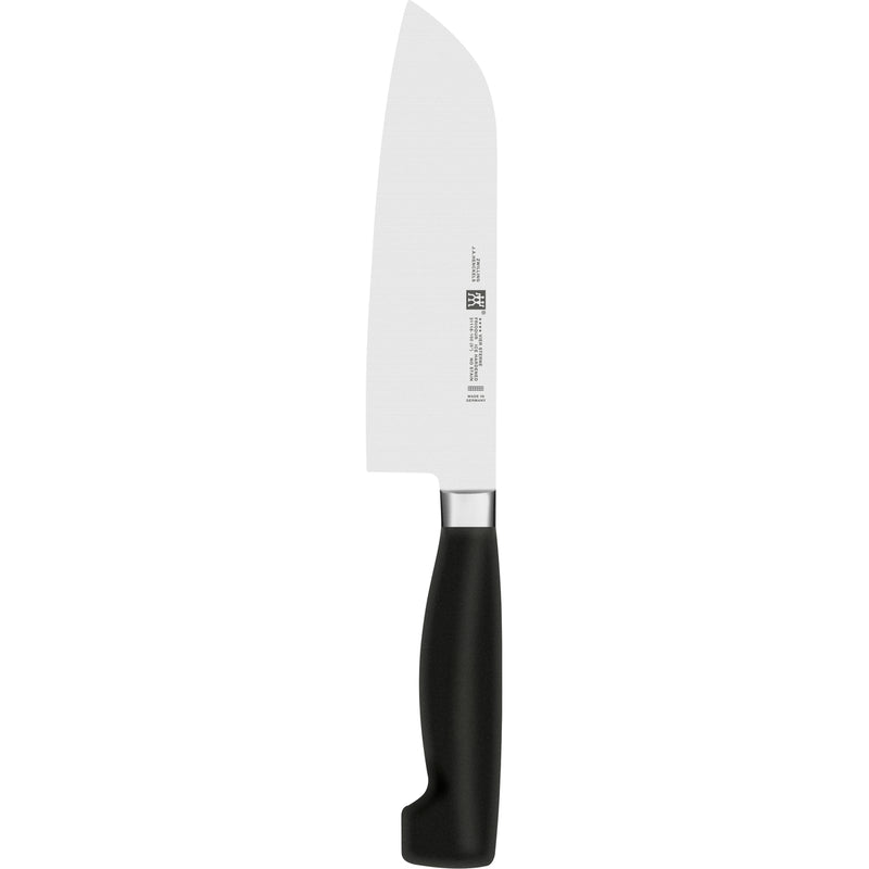 VIER STERNE Santokumesser 16 cm, Glattschliff