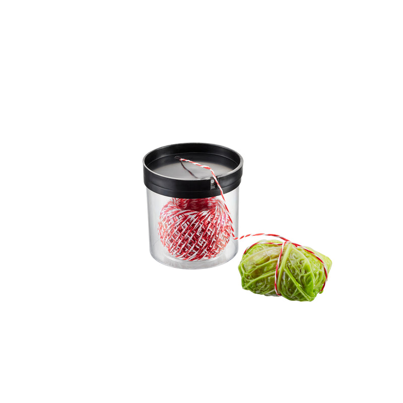 Kordelbox FILIO mit Wurst- und Schinkengarn "rot/weiß"