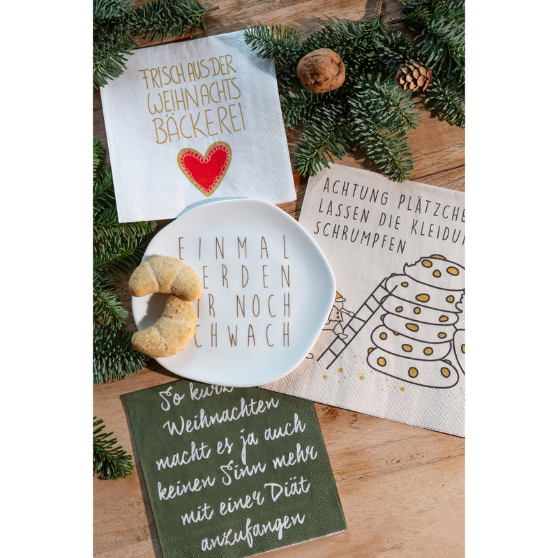 Kleiner Teller Einmal werden wir noch schwach D.14cm