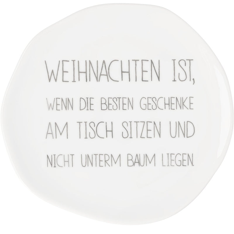 Kleiner Teller Weihnachten ist wenn die besten D.14cm