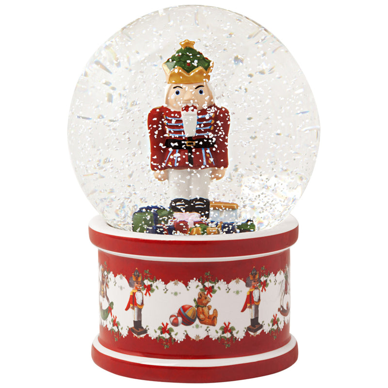 Schneekugel groß, Nussknacker 13x13x17cm