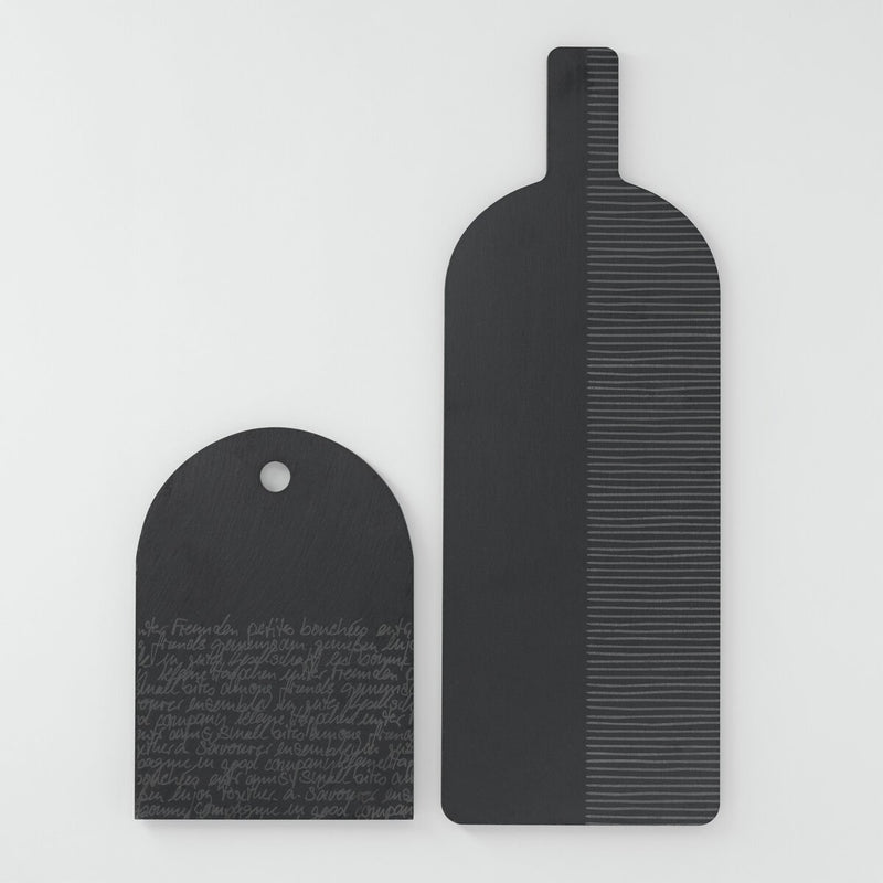 Häppchenweise Servierplatten Set 19x13,5cm / 38,2x13,5cm