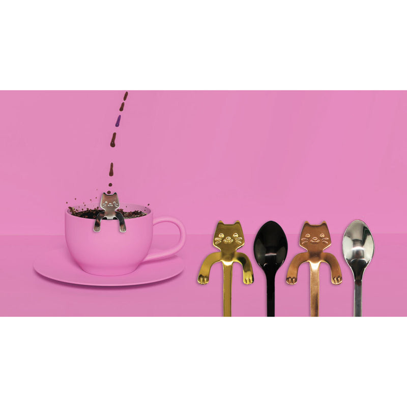 Kaffeelöffel 4er Set Kätzchen