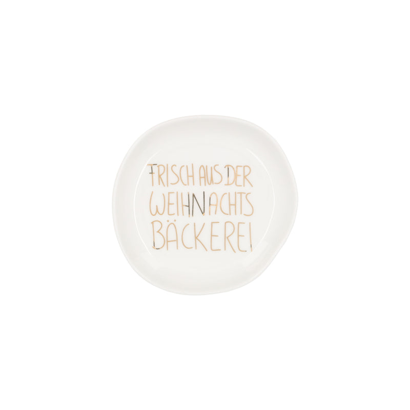 Weihnachtsschälchen Weihnachts bäckerei D.10,5cm H.2cm