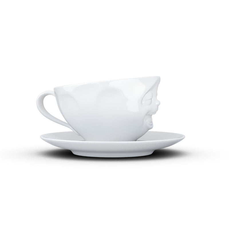 Kaffeetasse Lachend weiß, 200 ml