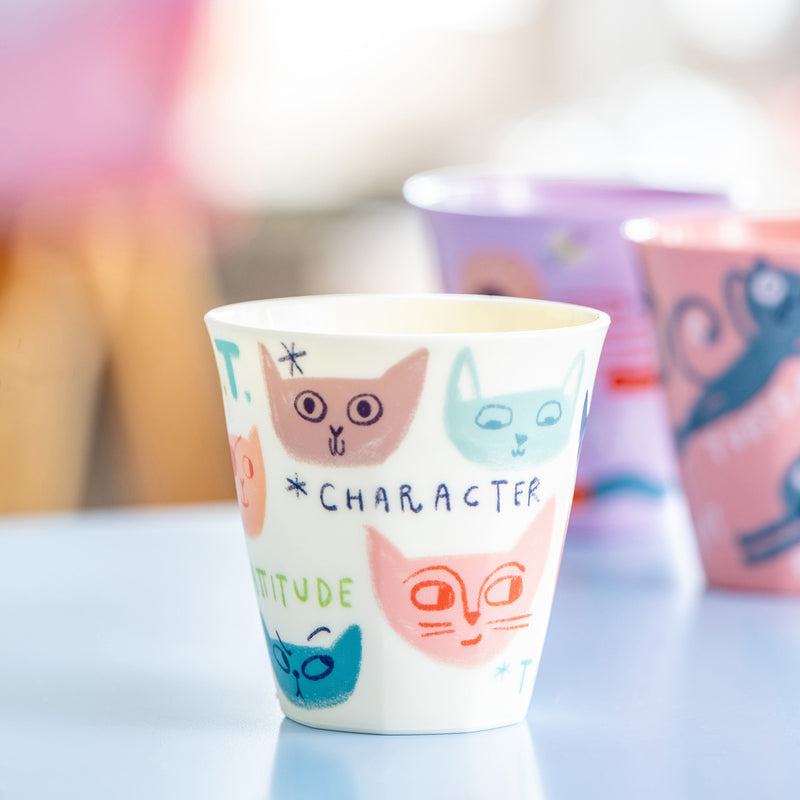 Becher 300ml, NORA CUP M PURRS C.A.T.