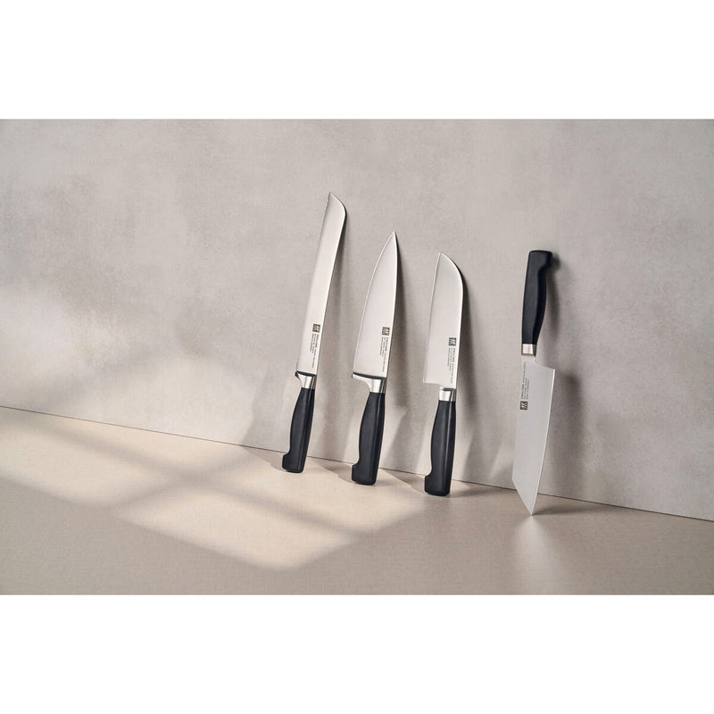 VIER STERNE Santokumesser 16 cm, Glattschliff