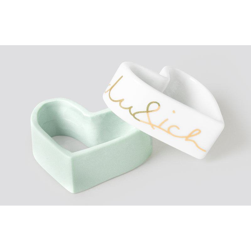 Serviettenringe Set Du & Ich 4,5x4x1,5cm