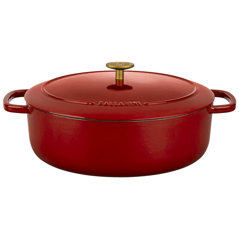 Bellamonte Cocotte 31 cm, oval, Rot, Gusseisen