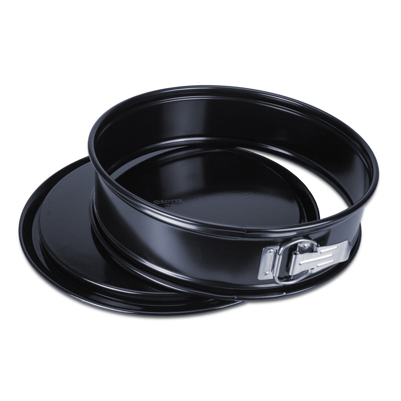 Springform EMAILLE ø 28 cm / H 7 cm Schwarz mit Fl