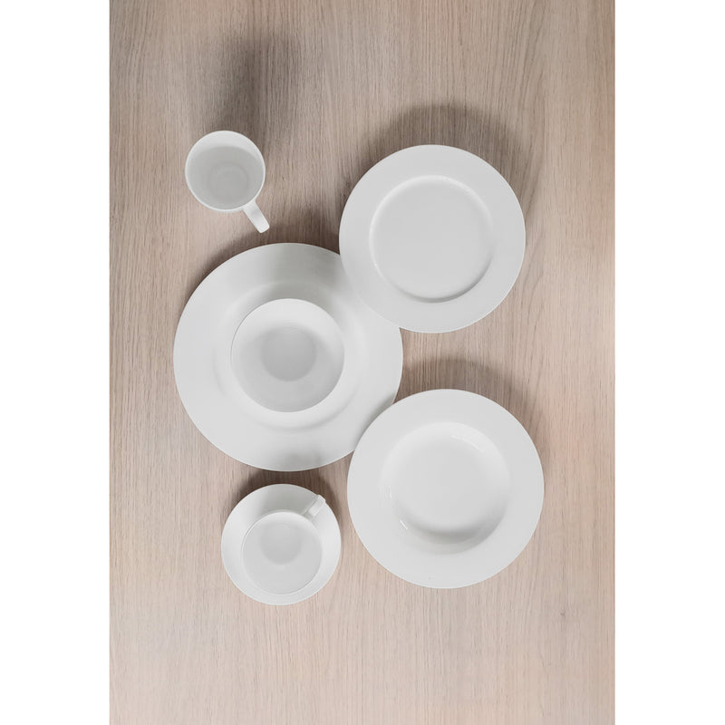 Frühstück-/Dessertteller weiß 22cm Bone China