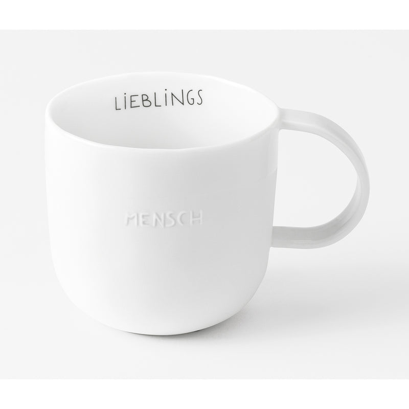 Guten Morgen Tasse Lieblings- mensch 300ml 12x8,5x8cm
