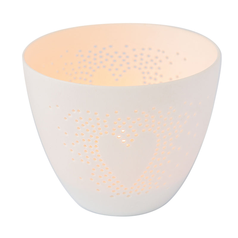 Poesielicht klein Herz D.8cm, H.6,5cm