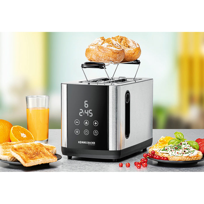 Toaster TO 850 2-Scheiben Edelstahl/sw