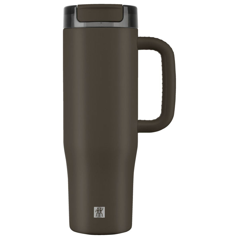 Thermo Plus Thermobecher mit Strohhalm, 900 ml, Edelstahl, Chocolate