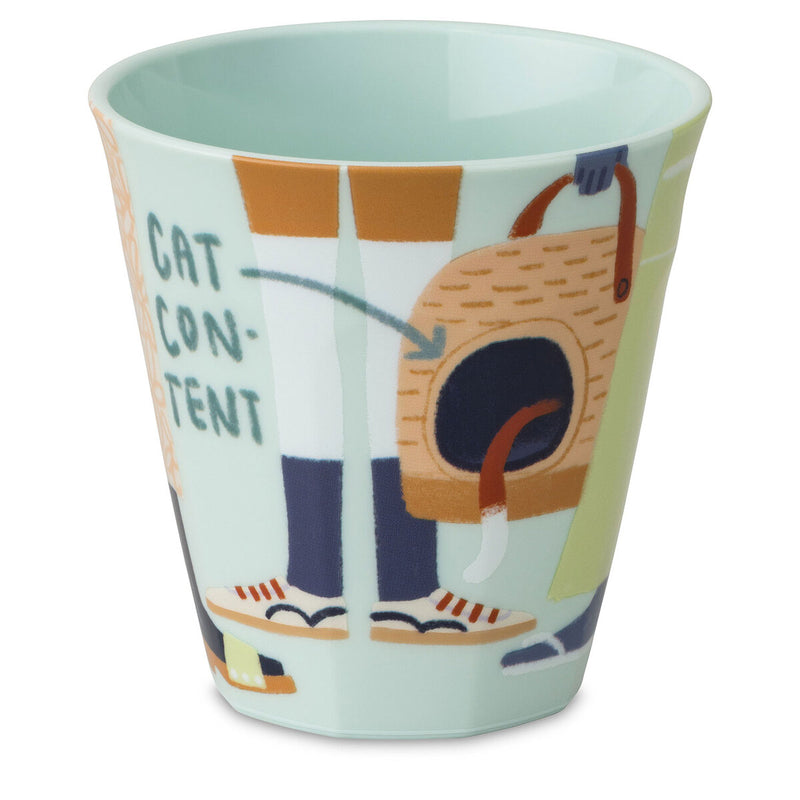 Becher 300ml, NORA CUP M PURRS CONTENT