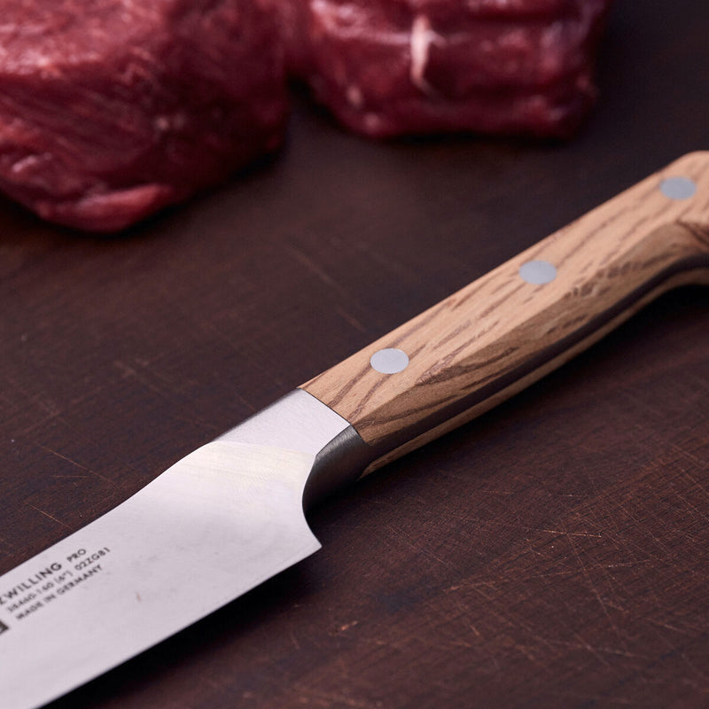 Pro Wood Fleischmesser 16 cm, Glattschliff