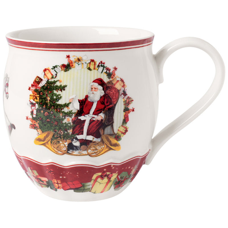 Henkelbecher, Santa 14,5x10x10,5cm