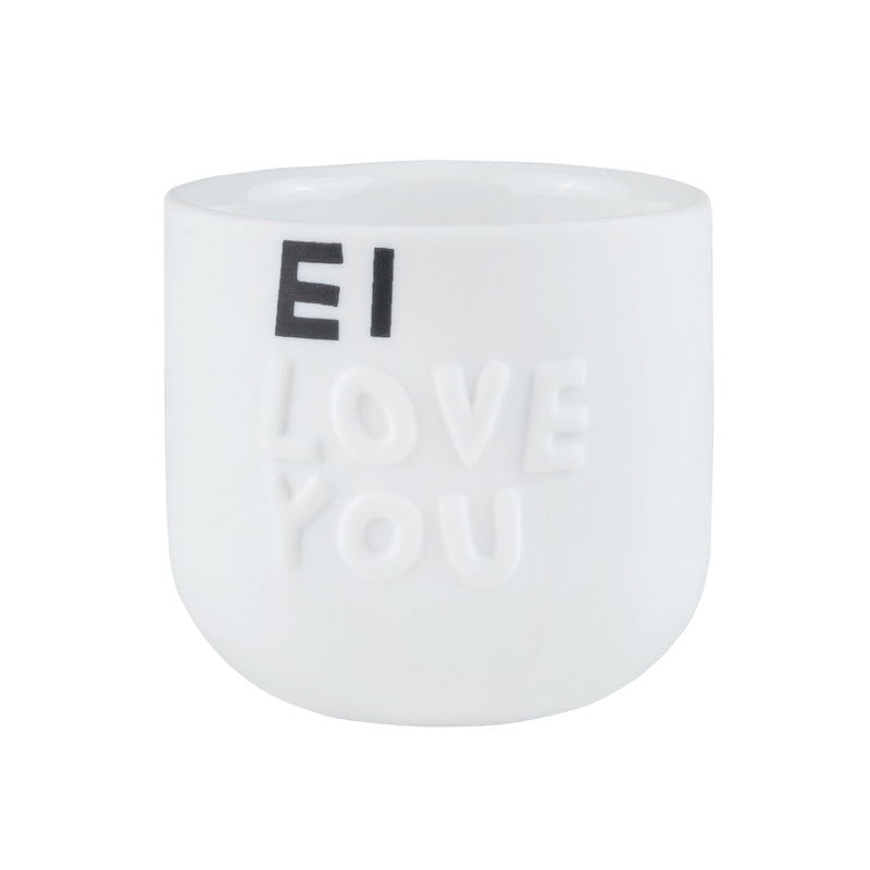 Guten Morgen Eierbecher Ei love you D.5cm, H.4,5cm