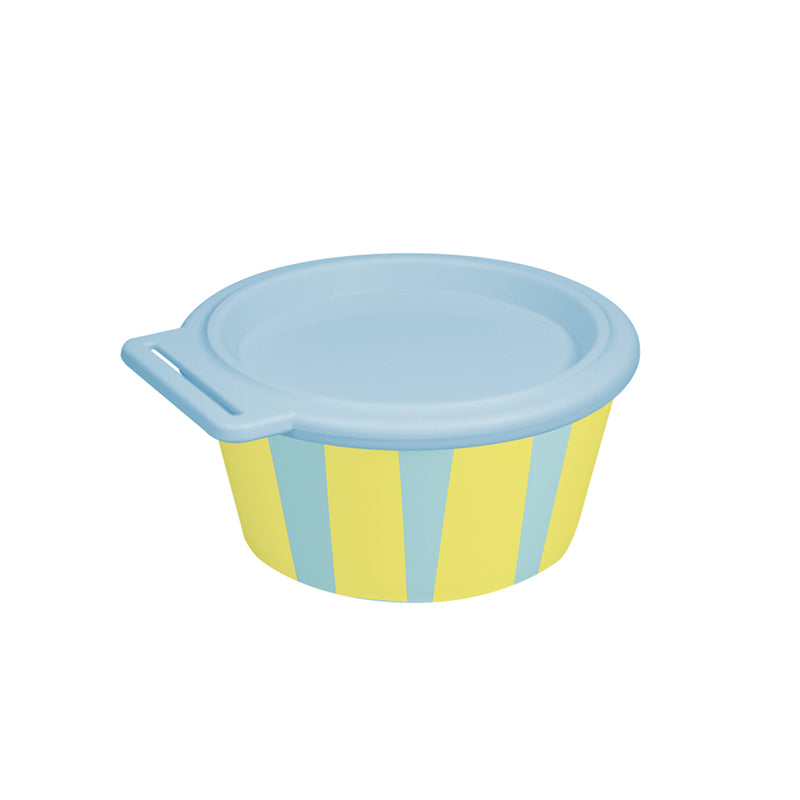 Schale 250ml mit Deckel, NORA BOX 250ml STRIPES