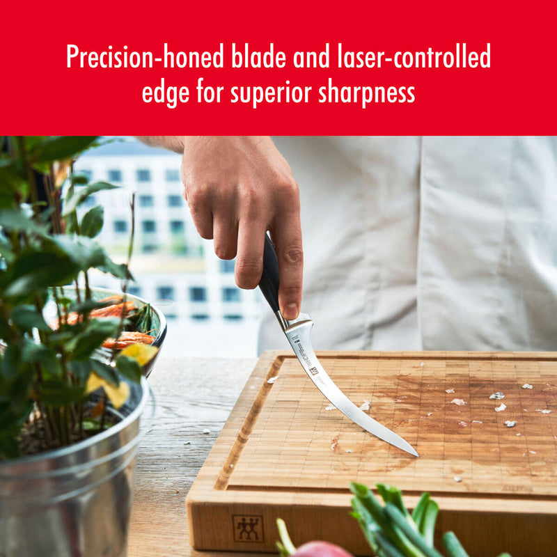 **** VIER STERNE Filiermesser 18 cm