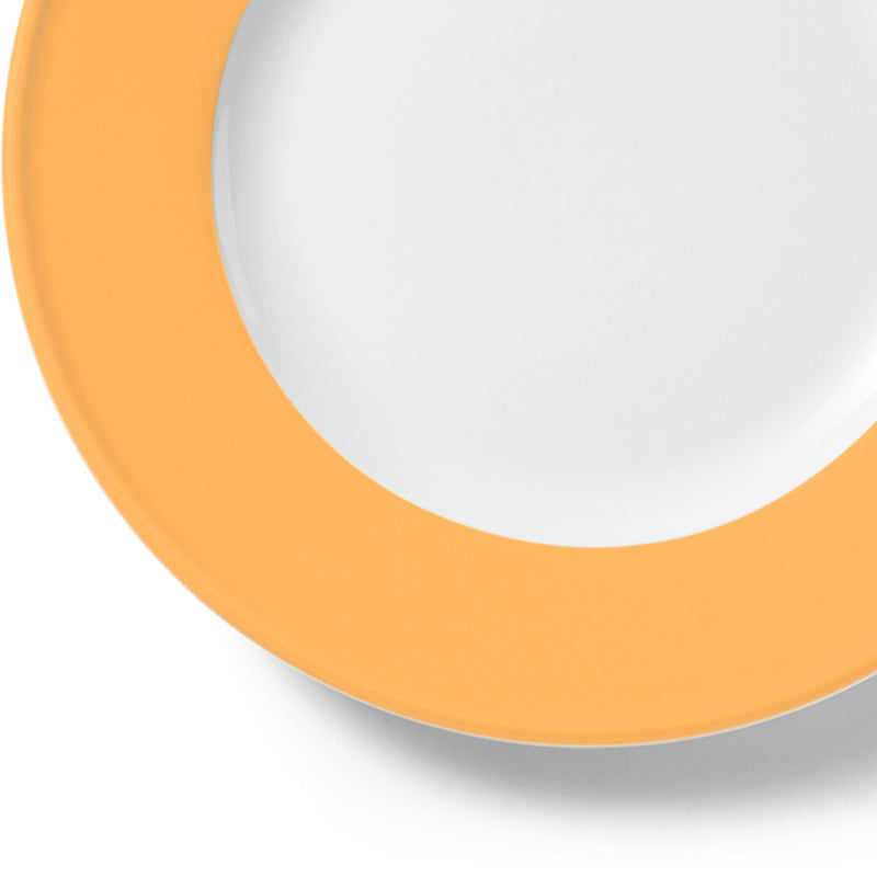 Teller flach 21 cm Fahne Mandarine