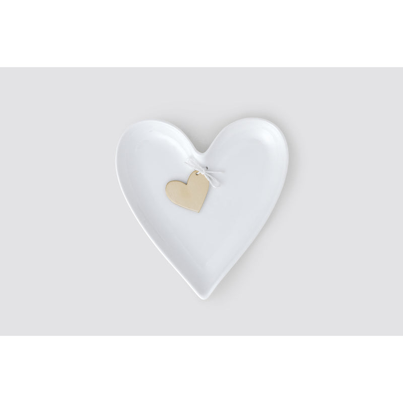 Herzteller Goldherz 12x11,5x1,6cm