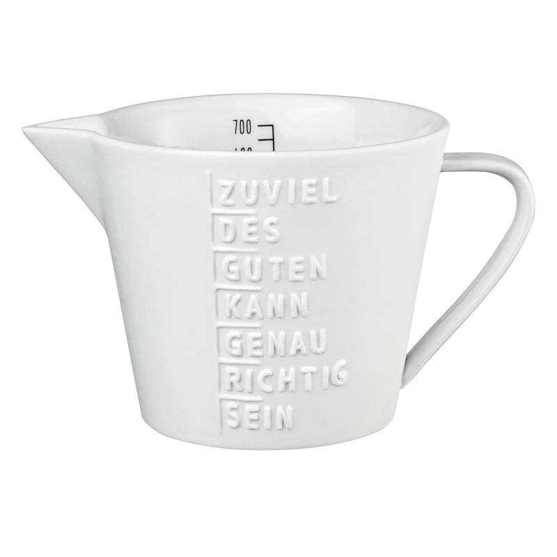 Messbecher groß 700ml Zuviel des Guten...