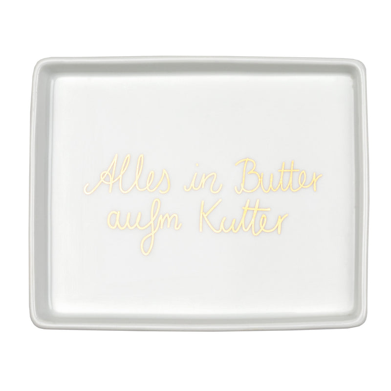 Meeresrauschen Butterdose Anker 14,5x11,5x5,5cm