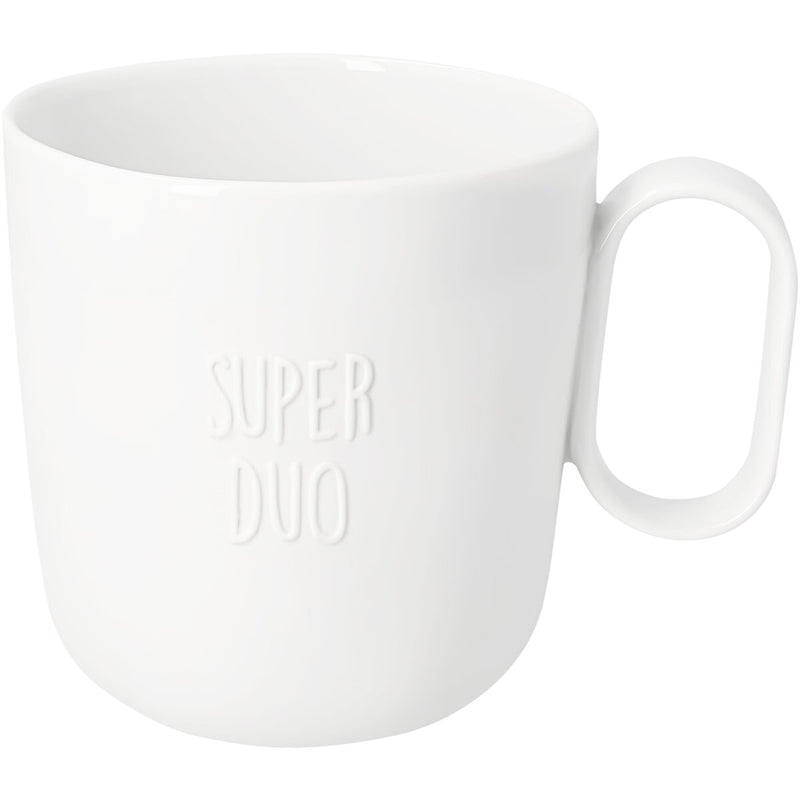 Tasse Super Duo/Hund 12,7x9,4x10cm D.9cm