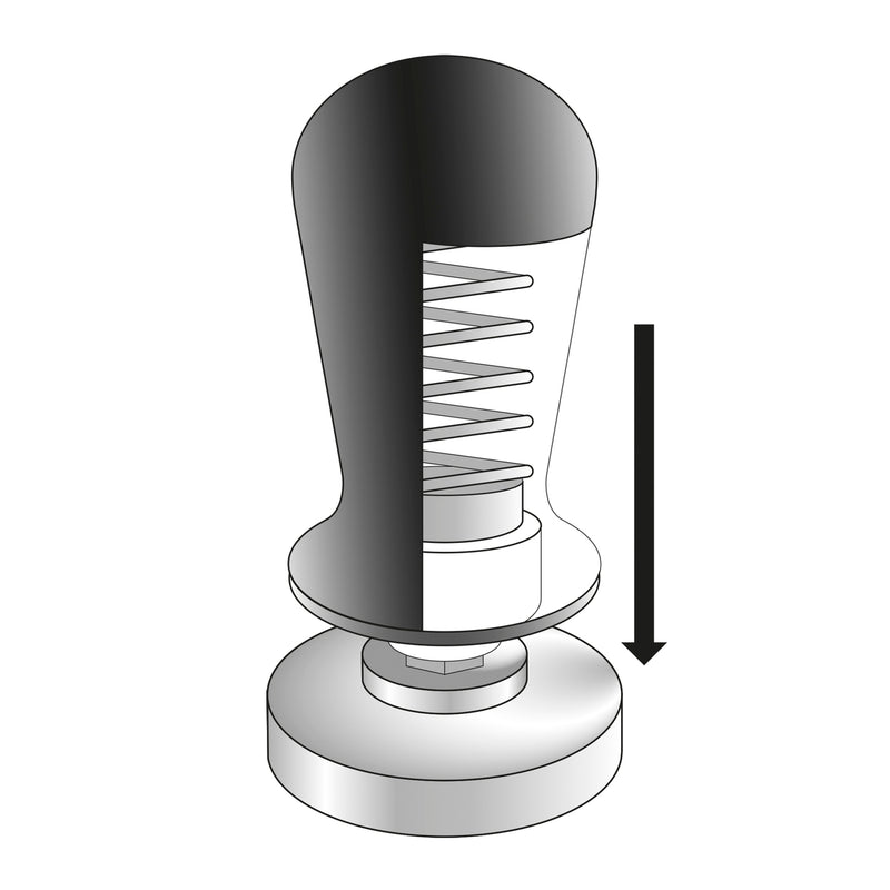 Tamper 58 mm, druckregulierend BARISTA