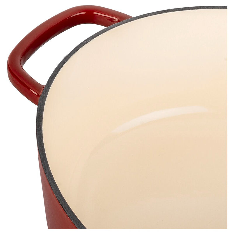 Bellamonte Cocotte 31 cm, oval, Rot, Gusseisen