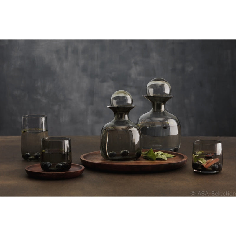 Glas, grau
